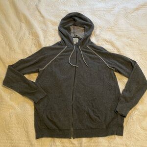 The Lucky Brand Gray Zip-Up Hoodie – Large